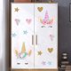 thumbnail image 2 of Piezas de pegatina de unicornio MACHAO pegatina de pared de dibujos animados removibles decoración de pared, 2 of 5