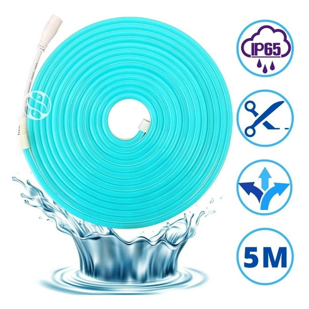 Tira LED Neón DOSYU Flexible Unicolor 5 Metros Impermeable