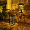 thumbnail image 4 of Solar Lantern Lights, Outdoor Hanging Lamp for Patio, IP54 Waterproof Garden Light Cylinder Tree Lanterns, 4 of 5