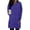 Blue, variant on Ayfxijin Pullover Sweaters for Women,Women's Casual Crewneck Long Sleeve Lantern Sleeves Pullover Color WIth Pocket