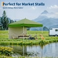 thumbnail image 4 of 10x10FT Pop Up Canopy Tent, Folding Tent Shelter with 1 Removable Sidewall, Easy Setup Outdoor Canopy, Height Adjustable Shelter Gazebos, 4 of 8