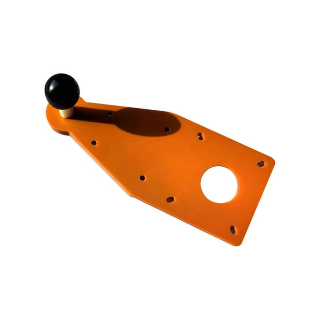 Placa de equilibrio para máquina de corte de carpintería, resistente con guía de plantilla de mango