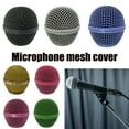 thumbnail image 2 of WINDLAND Microphones Grille Replacement Mic Head Metal Meshed Cover for SM58S SM58LC PGX24 SLX4 Repair Accessory, 2 of 12