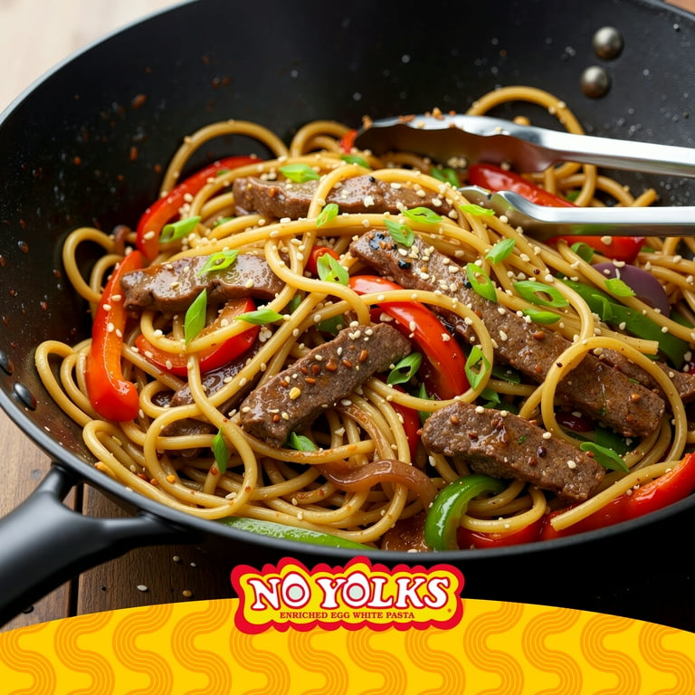 No Yolks Stir Fry Noodle Pasta, 12-Pack, 12 oz Each - Ideal for