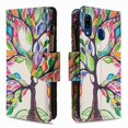 thumbnail image 2 of Dteck Case For Samsung Galaxy A20e / A10e Case, 3D Zipper 9 Card Holder Folio Flip Leather Wallet Case with Strap&Cash Pocket Shockproof Full Body Protective Cover, Tree, 2 of 5
