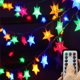 thumbnail image 1 of Luces de cadena de estrellas con pilas, luces de hadas impermeables de 50 LED de 16.4 pies, luces alimentadas por pilas con 8 modos de control remoto, 1 of 5