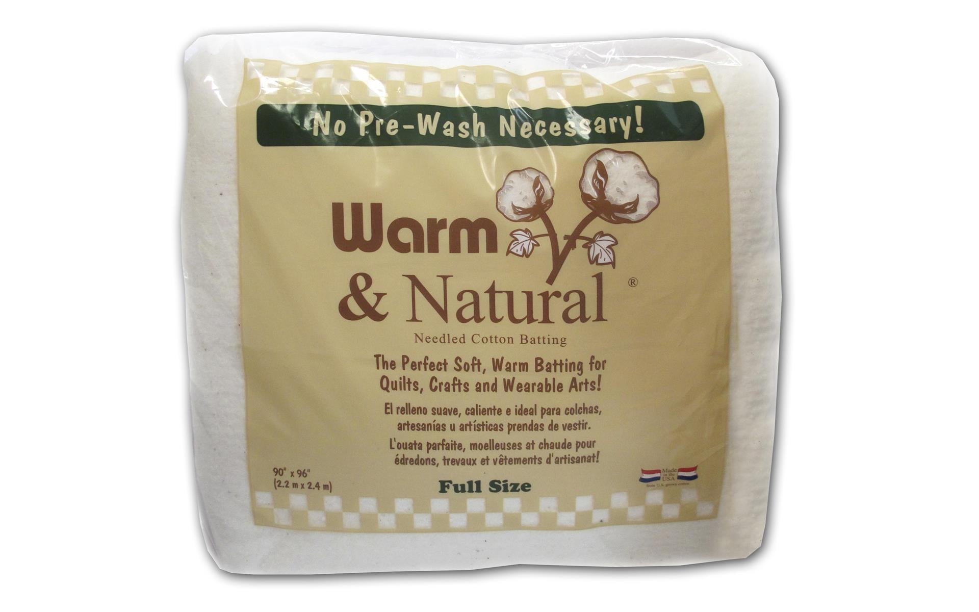Warm & Natural Cotton Batting Full 90X96 Walmart Canada