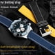 thumbnail image 4 of Correa de reloj de piel de nailon de 22 mm y 24 mm para Breitling Avenger Deep Dive Seawolf Super Ocean Series Yellow Wolf, 4 of 5