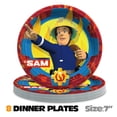 thumbnail image 6 of Fire Sam Party Supplies Decor Plates Fans Decorations Honeycomb Centerpieces Cake Toppers, 6 of 6
