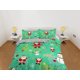 thumbnail image 2 of Juego de funda nórdica de Papá Noel y muñeco de nieve verde, ropa de cama de Navidad &, 2 of 4
