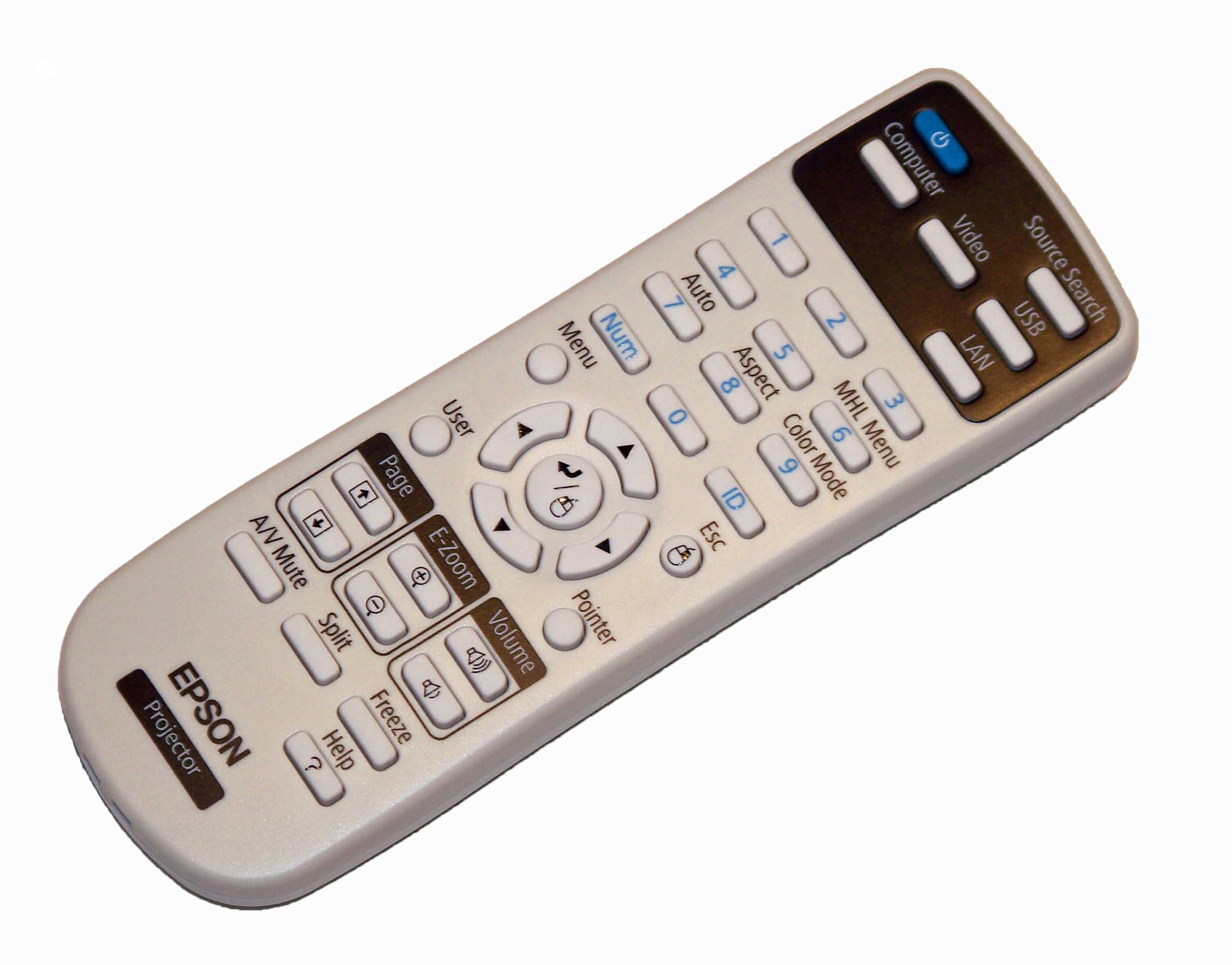 Epson Projector Remote Control PowerLite 97H, 98H, 99WH, 965H