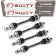 thumbnail image 2 of 4 pc Sixity XT Front Rear Left Right Axle compatible with Arctic Cat 500 2005 - FIS 4X4, 2 of 3