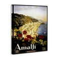 thumbnail image 3 of Stupell Industries Amalfi Coast Vintage Landscape & Nature Painting Wrapped Canvas Canvas Art Print Wall Art, 36 x 48, 3 of 7