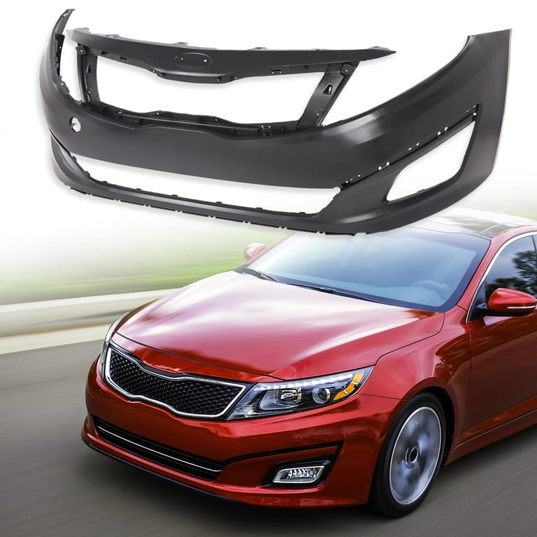 PIT66 Primed Front Bumper Cover Fascia Fit for Kia Optima EX LX SXL SX Limited 2014 2015 865112T500 KI1000169