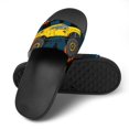 thumbnail image 4 of GZHJMY Stylish Slides for Women Men, Cartoon Cool Toy Racing Car Soft Flexible Slip-on Sandals Slippers, 4 of 7