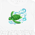 thumbnail image 4 of Inktastic Sea Turtle Swimming Girls Toddler Dress, 4 of 5
