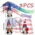 thumbnail image 3 of Outdor Figurines de Lutins Patriotiques Décorations du 4 Juillet 3 Pcs Lutins en Résine Rouges Blancs Bleus Statues de Lutins pour la Fête de l'Indépendance Jour du Souvenir Jour des Anciens Combattants, 3 of 6