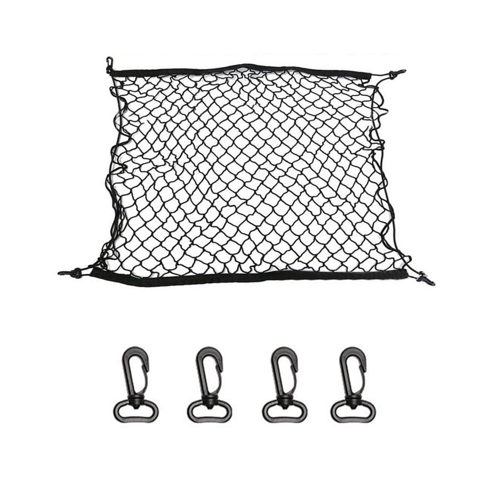 Car Pickup Trailer Roof Cargo Net Elastic Bungee Luggage Rack Basket Net 70x70cm 