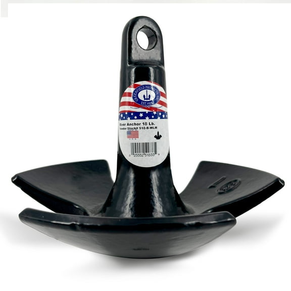 Greenfield Products River Anchor 18 lb. Cast Iron, Model 518-B-WLM