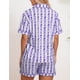 thumbnail image 3 of Conjunto de pijama estilo preppy for mujer, ideal for el verano. Incluye shorts de algodón, estampado oceánico y shorts a juego., 3 of 7