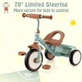 thumbnail image 6 of Spaco Toddler Tricycle Kids Trike with Adjustable Seat and Basket Aged 3-5 Years Old, Balance Bike, Green, 6 of 11