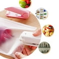 thumbnail image 5 of Walbest Mini Sealer for Bag, Handheld Bag Heat Vacuum Sealer, Heat Sealer Portable Bag Resealer Machine for Plastic Bags Storage Food Snack Cookies Fresh (Batteries Not Included), 5 of 7
