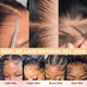 thumbnail image 3 of Pelucas con encaje frontal SFD, cabello humano de 30 pulgadas, densidad 220, ondulado, 3 of 5