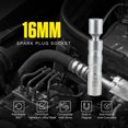 thumbnail image 2 of GHSDFBB 16mm Spark Plug Socket Thin Wall 5/8 Inch Spark Plug Socket Magnetic Spark Plug Socket Set 12 Point 3/8 Inch Drive Swivel Socket Removal Tool Compatible with BMW Spark Plug Socket, 2 of 7