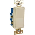 thumbnail image 1 of Pass & Seymour TM874LACC6 4 Way Switch, 15A, Light Almond, 1 of 4