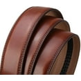 thumbnail image 5 of Men's Genuine Leather Belt without Buckle Ratchet Belt 35mm 1 3/8",replacement belt, 5 of 6