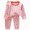 R121-Pink, variant on NOLDARES Little Boys Jammies 2 Piece Pajama Set Long Sleeve Crewneck Top with Elastic Waist Pants Cotton Sleepwear 6-24 Months 2t 3t 4t 5t 6t 7t 8t 9t Children,Blue,12-18 M