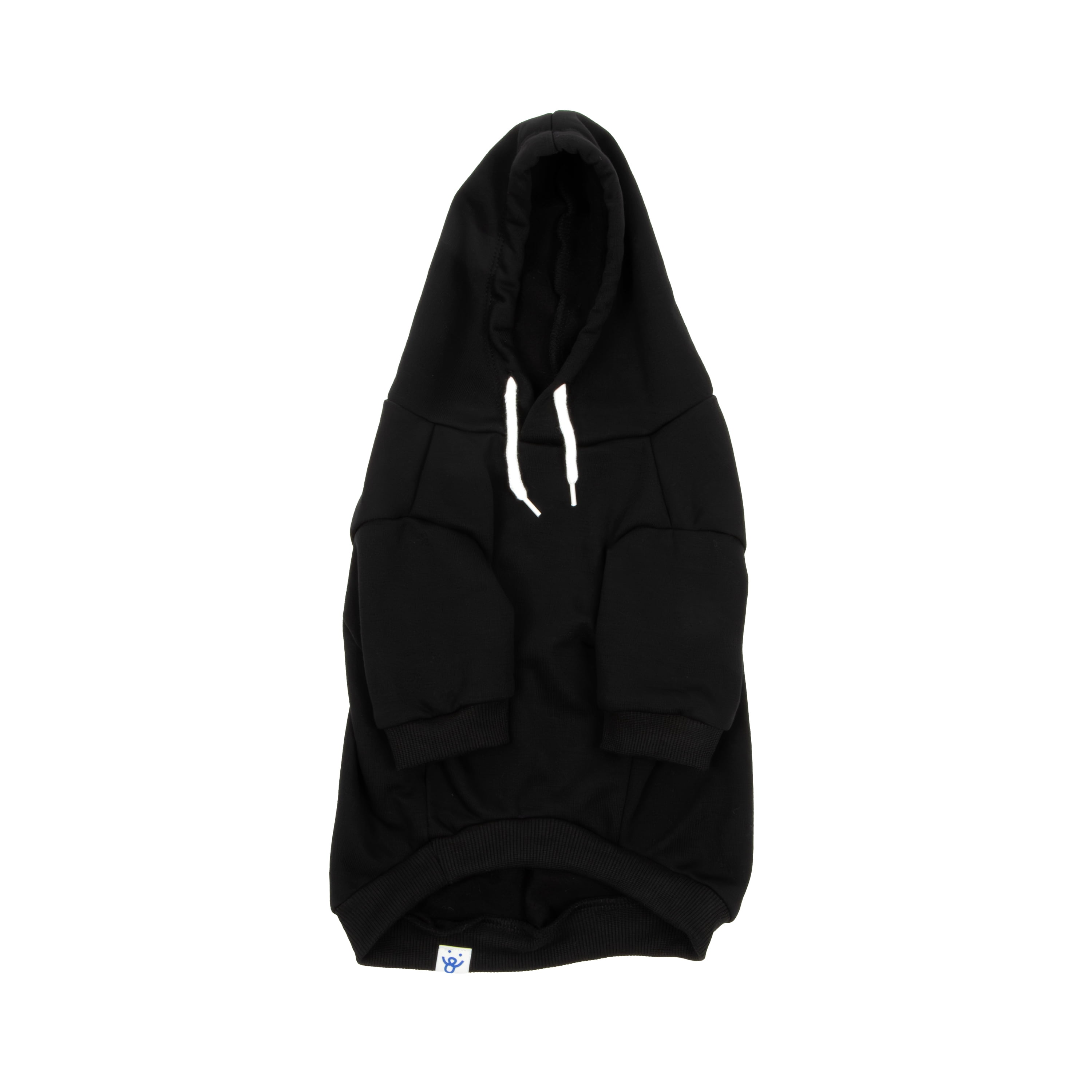 Oodles Zoomies Activated Fall Dog Hoodie, Black, XL