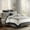 Black, variant on Bed In A Bag, 7 Piece Quilt Set with Euro Shams and Throw Pillows Beige Full/Queen, Beige Cotton Bedding Set,Cotton Bed Sheet Set, Household Supplies & Décor Bedding Bedding Sets
