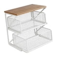 thumbnail image 1 of DimyFew Coffee Bar Station Organizer Decor Accessories for Pantry Office Coffee Shop White L, 1 of 8