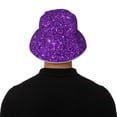 thumbnail image 3 of Balery Purple Glitter Sun Hats for Men Women Bucket Hat UPF 50+ Buckey Hat Boonie Hat Foldable UV Protection Hiking Beach Fishing Summer, 3 of 9
