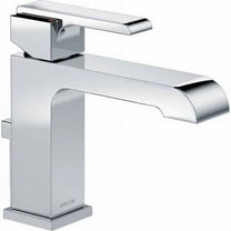 Delta Ara Single Handle Bathroom Faucet with Metal Drain Assembly in Chrome 567LF-MPU