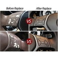thumbnail image 5 of W204 W212 W218 Car Steering Wheel Control Menu Switch Button Cover Volume for C E A Class W156 W246 ,Silver, 5 of 5