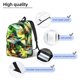thumbnail image 3 of Disketp st. patrick’s day gnomes print Canvas Backpack Lightweight Travel Daypack Student Rucksack Laptop Backpack-Small, 3 of 5