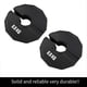 thumbnail image 3 of 2 Discos de Pesas Fraccionarias de Goma para Gimnasio, 0,5 Kg, Color Negro., 3 of 5