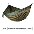 thumbnail image 3 of erfcxs Portable Nylon Parachute with 10 Foot Tree Straps for Camping Hiking Beach and Patio Outdoor Gear, 3 of 6