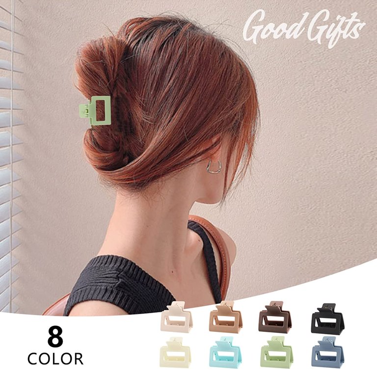 BOUCLE D OREILLE,32--Pinces à cheveux en acétate pour femmes, 48 Styles
