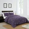 thumbnail image 2 of Sweet Jojo Designs Boho Floral Wildflower Plum Purple Girl King Duvet Cover Bedding Set 3 Piece, 2 of 6