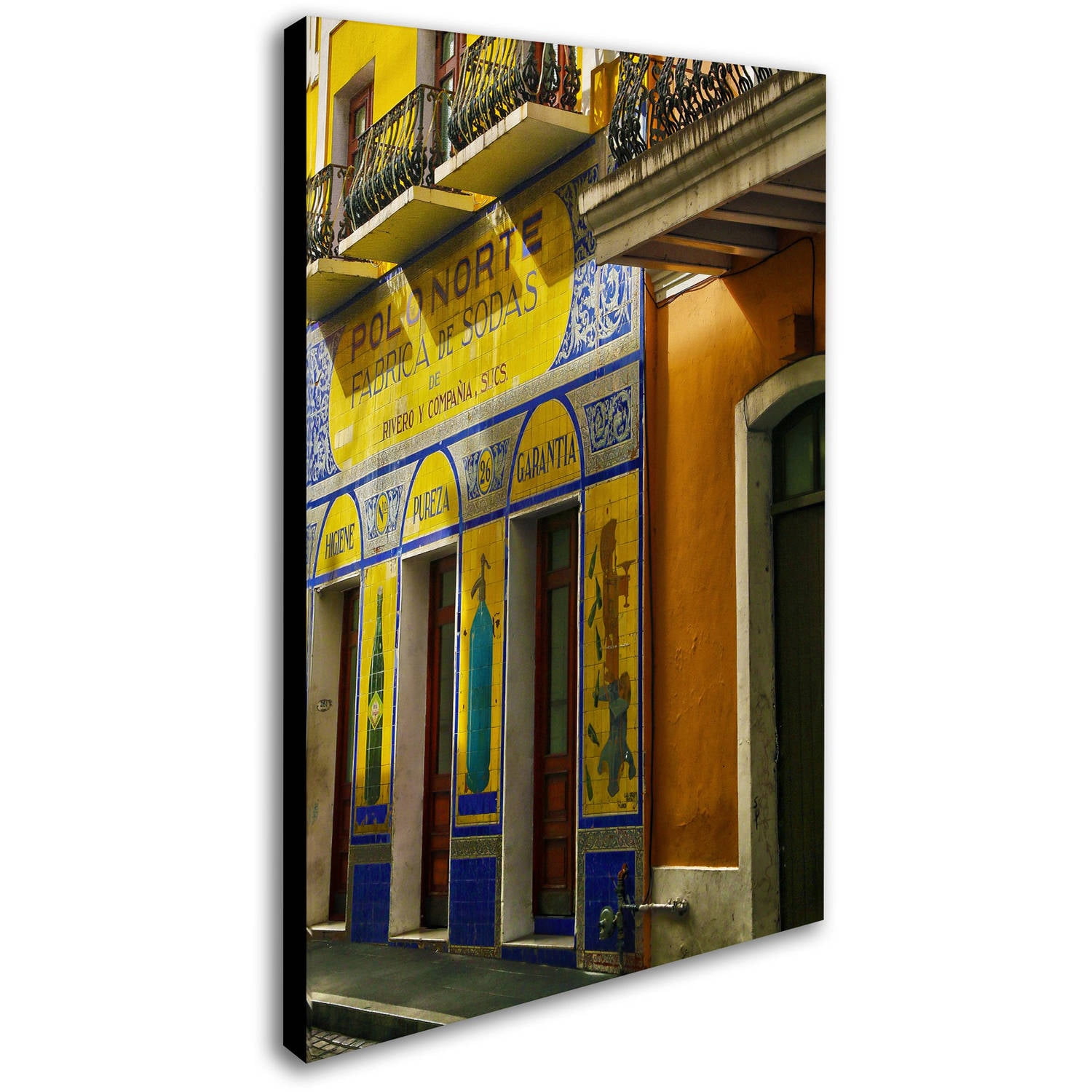 Trademark Fine Art "Old San Juan 4" Canvas Art by CATeyes