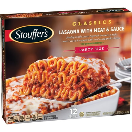 STOUFFER'S Party Size Lasagna With Meat & Sauce 90 oz. Box