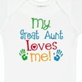 thumbnail image 4 of Inktastic My Great Aunt Loves Me Boys or Girls Baby Bodysuit, 4 of 5