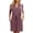Purple Red, variant on V Neck T Shirt Dress for Women Waffle Knit Collared V Neck Drawstring Short Sleeve Shift Dresses for Travel