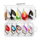 thumbnail image 3 of 10 Uds. De cebos giratorios de pesca, Kit de Señuelos de pesca giratorios de Metal coloridos, señuelos de cuchara, 3 of 5