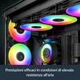 thumbnail image 3 of Arctic ACFAN00309A P12 Pro A-RGB Fan 120 mm PWM w/ Y-Cable Splitter 0 RPM<5% PWM, Fluid Dynamic Bearing RGB, 4-Pin (Black), 3 of 7