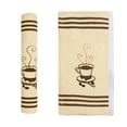 thumbnail image 4 of Coffee Themed Kitchen Appliance Covers Set Proof Microwave Oven & Refrigerator Handle Protectors, 4 of 9