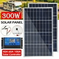 thumbnail image 2 of 18V Solar Panel Kit Complete 300/600W Polycrystalline USB Power Portable Outdoor Recharable Solar Cell nerator For Camping ,Multi Purpose, 2 of 7